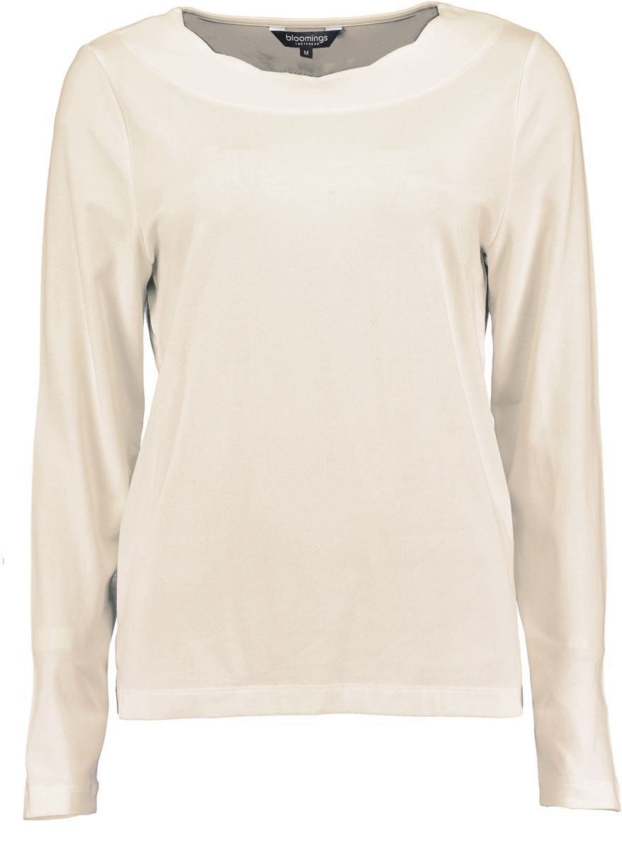 Bloomings Scalloped neck shirt Moon SLT275-9101