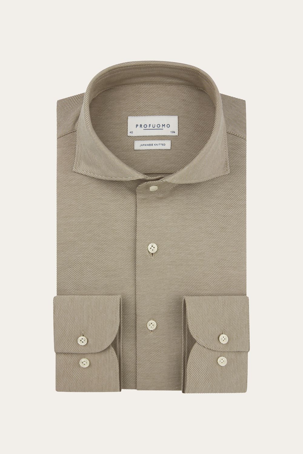Profuomo SHIRT X-CUTAWAY SF COGNAC Cognac PPXH30022A