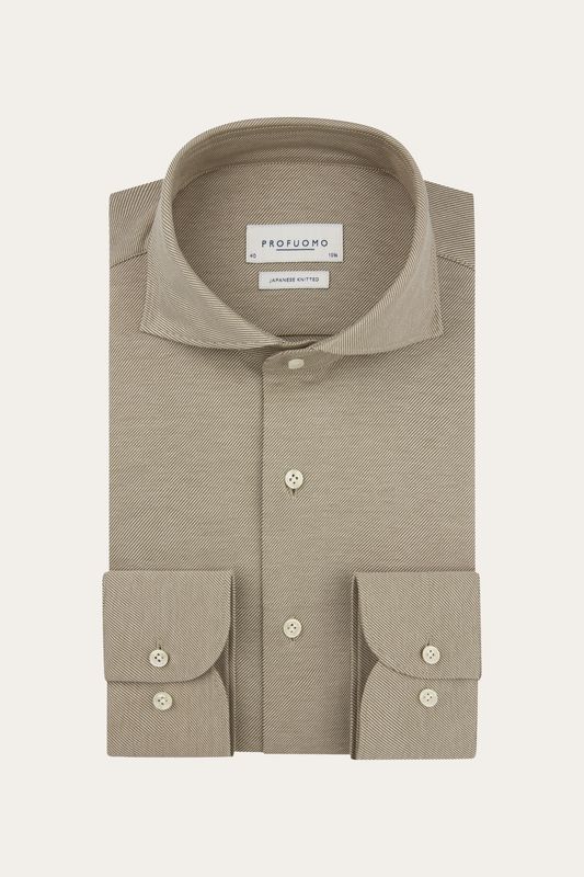 Profuomo SHIRT X-CUTAWAY SF COGNAC Cognac PPXH30022A