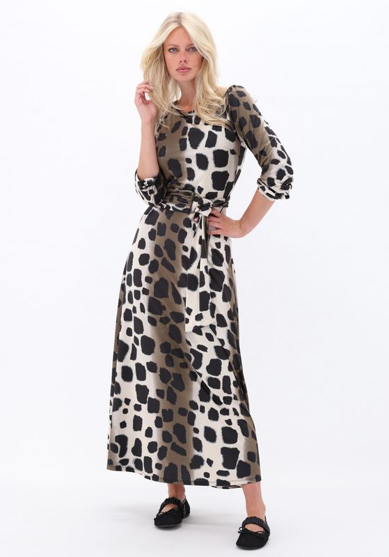 K-Design Maxi jurk met dierenprint P147 D118