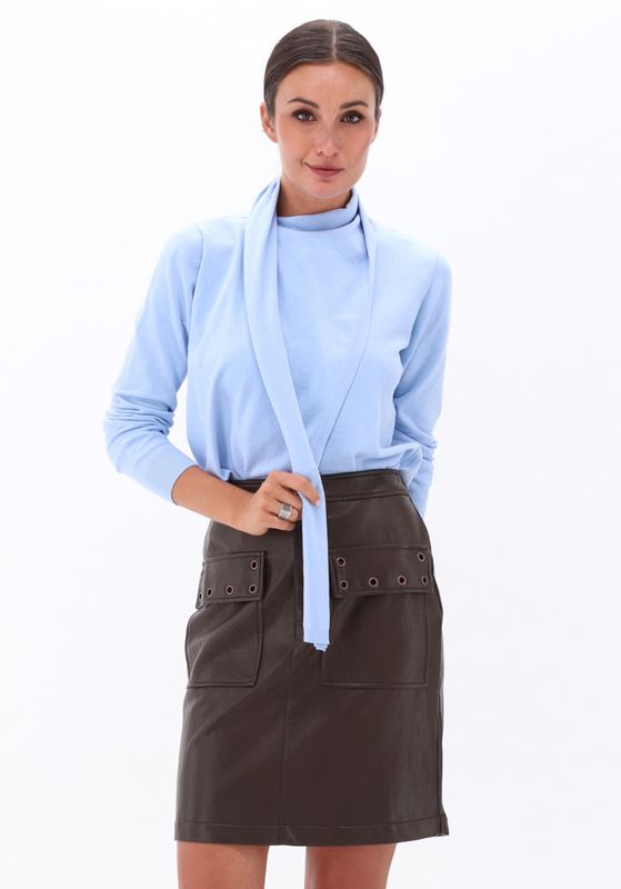 You're my lobster by K-Design Rok in lederlook met fantasie Chocolate brown D755