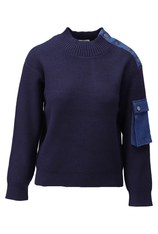 You're my lobster by K-Design Pullover met jeanszakje Navy D813L