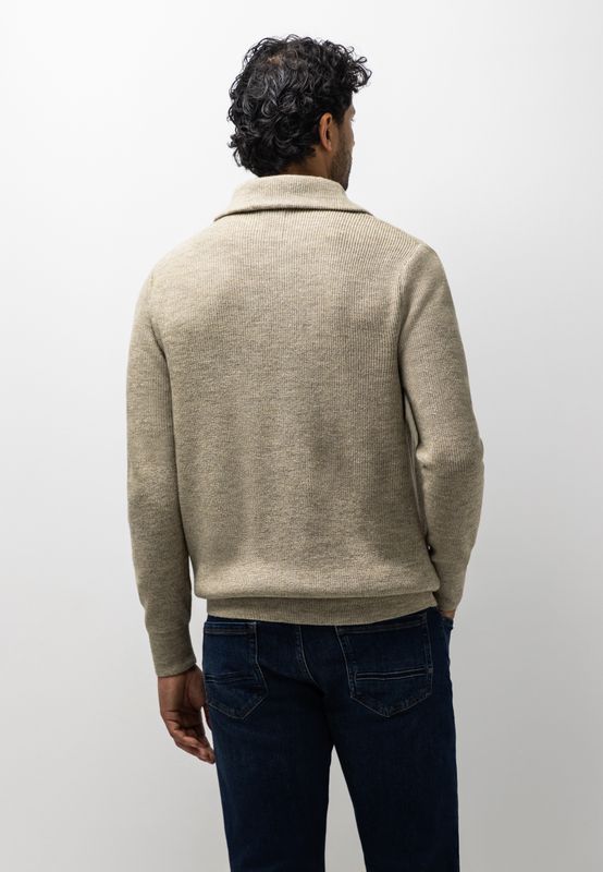 State of Art Pullover Sportzip Pl taupe:Grint 13126087