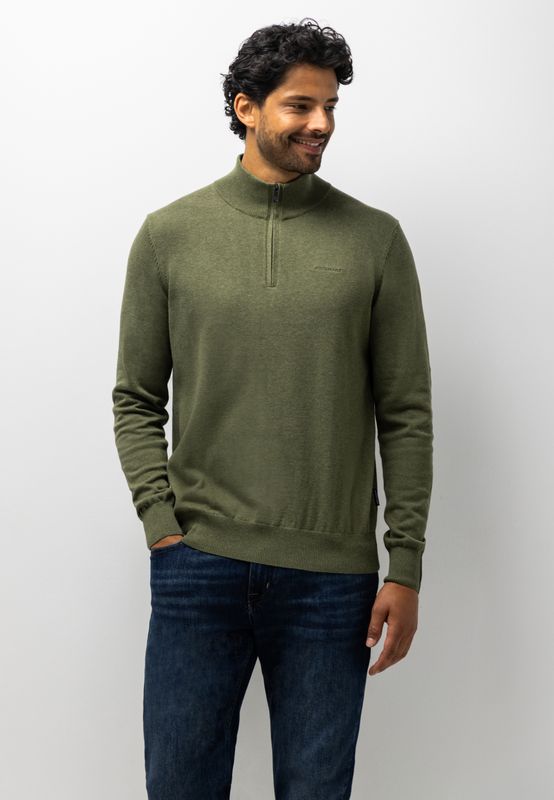 State of Art Pullover Sportzip Pl Blauw 13126004