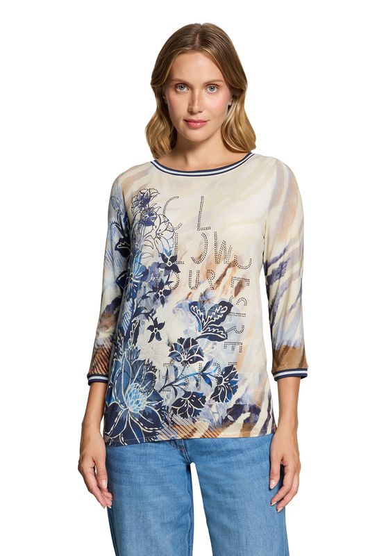 Betty Barclay Shirt Kurz 3/4 Arm Beige 29531722