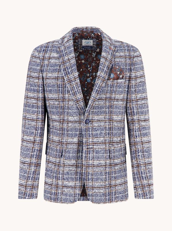 A fish named Fred Blazer fancy check Jeans Blue 34.107