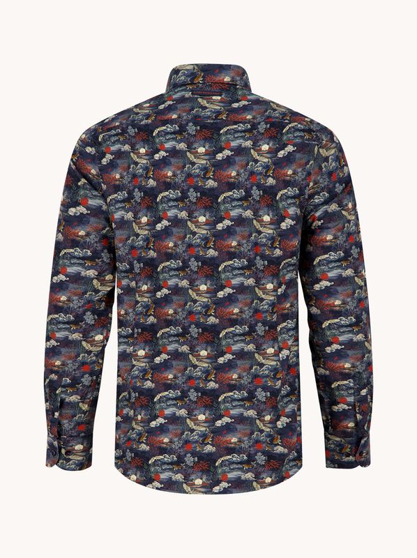 A fish named Fred Shirt Fuji dream Navy 34.018