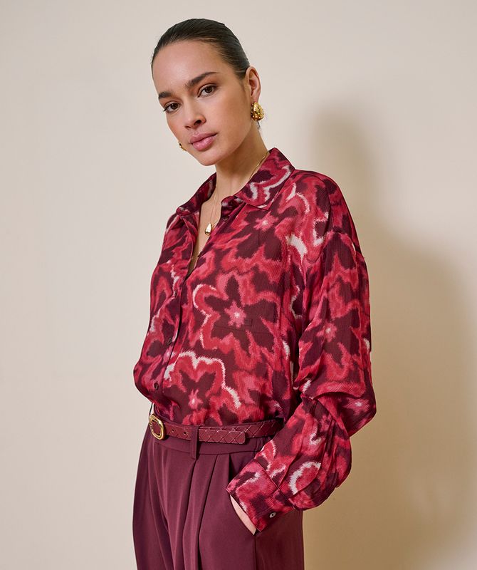 Esqualo Blouse Autumn Bloom Print F26.14512