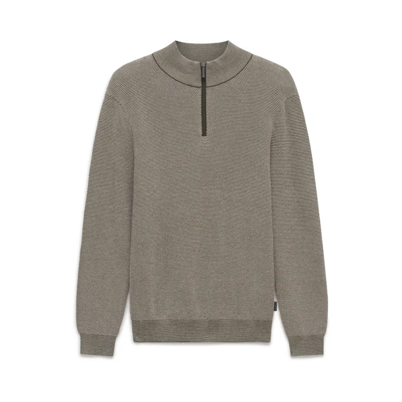 Bugatti HERREN PULLOVER 1/1 ARM oliv 25533F 7500