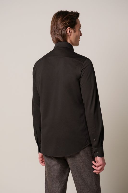 Profuomo SHIRT X-CUTAWAY SF D.BROWN Dark Brown PPXH30021F