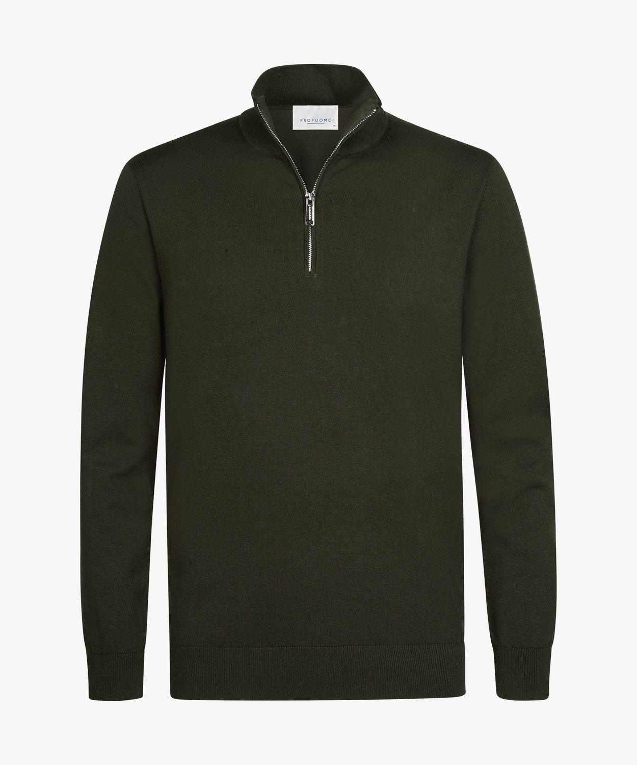 Profuomo PULLOVER HALF ZIP D GREEN Dark Green PPXJ30002C