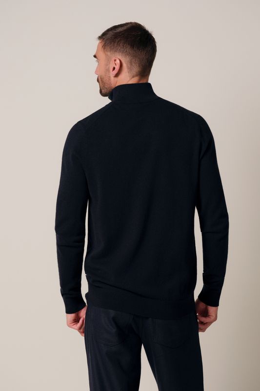 Profuomo PULLOVER HALF ZIP NAVY Blauw PPXJ30012A