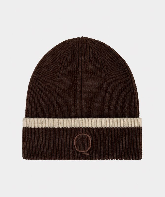 Esqualo Beanie contrast Cacao F26.07551