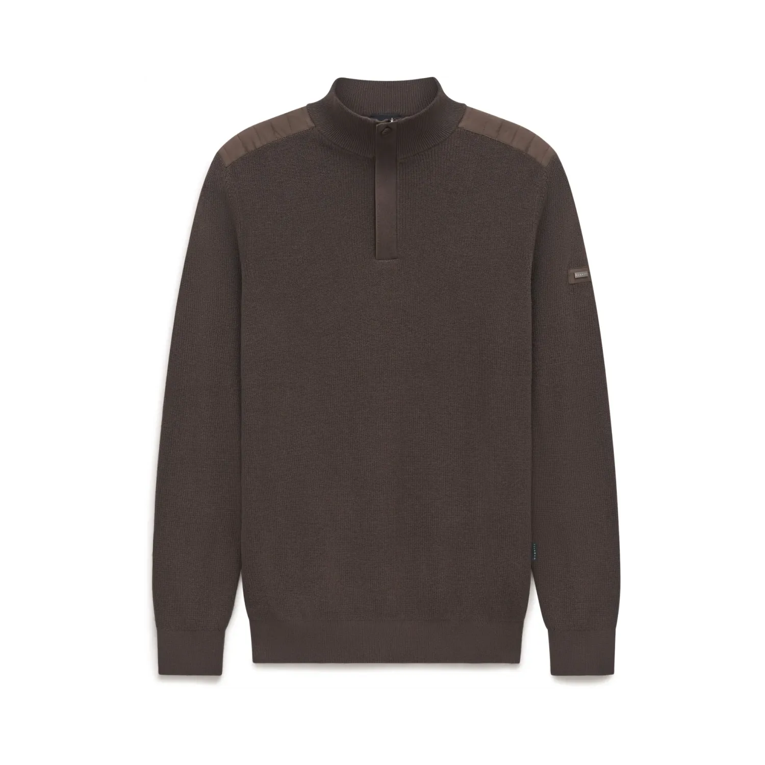 Bugatti HERREN PULLOVER 1/1 ARM braun 25545F 7500