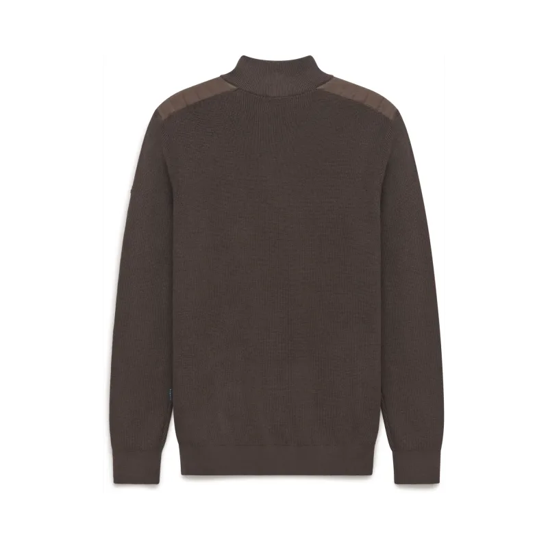 Bugatti HERREN PULLOVER 1/1 ARM braun 25545F 7500