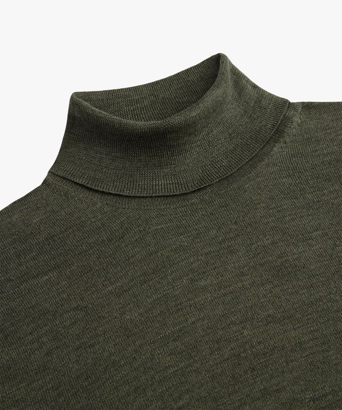 Profuomo PULLOVER ROLL NECK D GREEN Dark Green PPXJ30027D