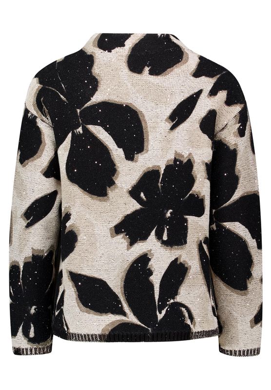 Betty Barclay Strickpullover Kurz 1/1 Arm Beige/Black 54862019