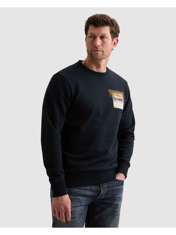 PME Legend Crewneck 3t cross fleece Blauw PSW2608443