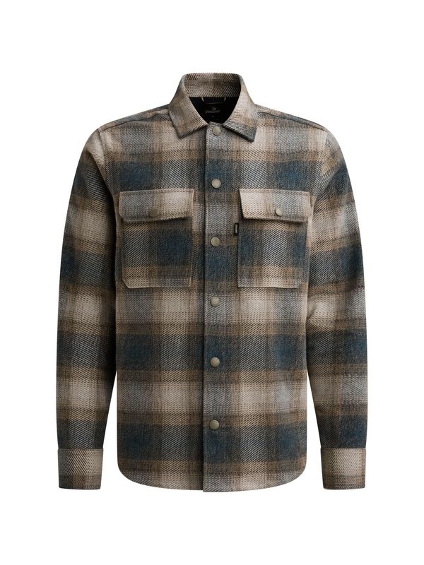 Vanguard Long sleeve shirt Check Brushed Mo China Blue VSI2608212