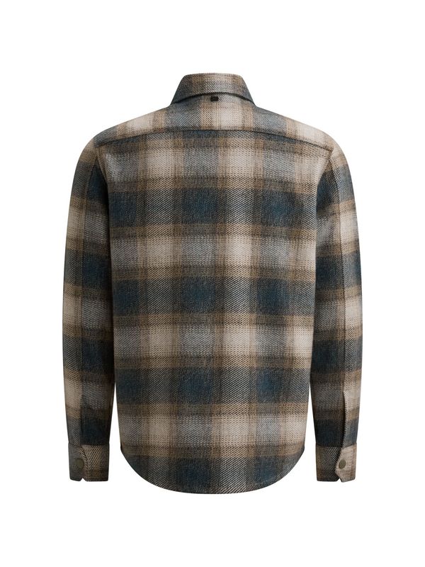 Vanguard Long sleeve shirt Check Brushed Mo China Blue VSI2608212