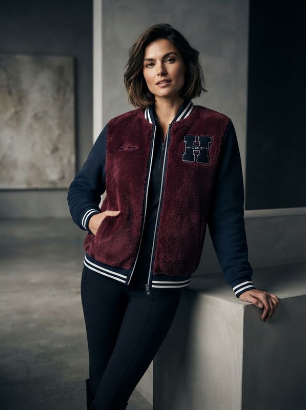 HV Society Cardigan HVSKiara Burgundy rattle 0401103855