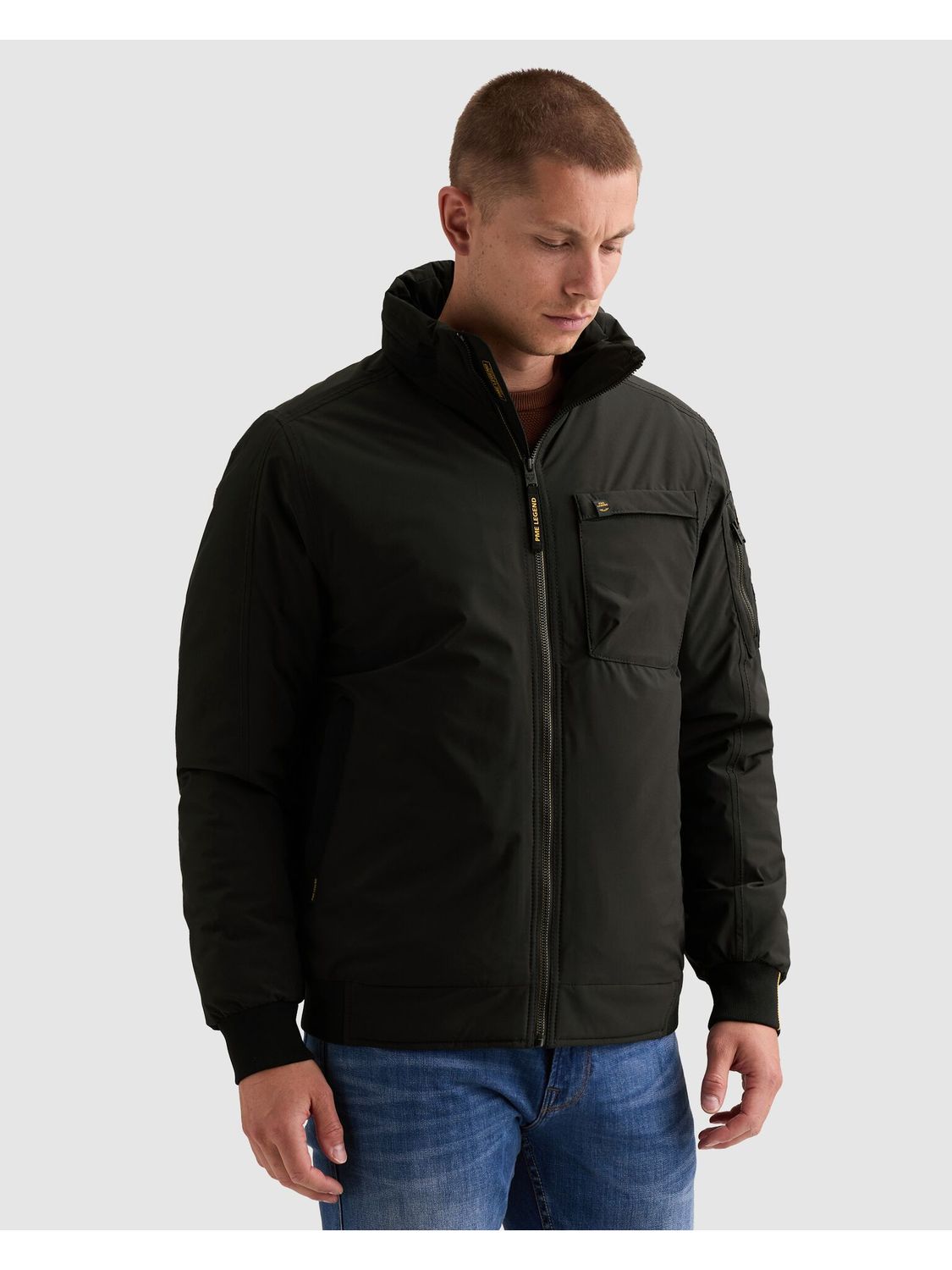 PME Legend Flight jacket HAVIL-SKY Mach 6 Jet Black PJA2608124