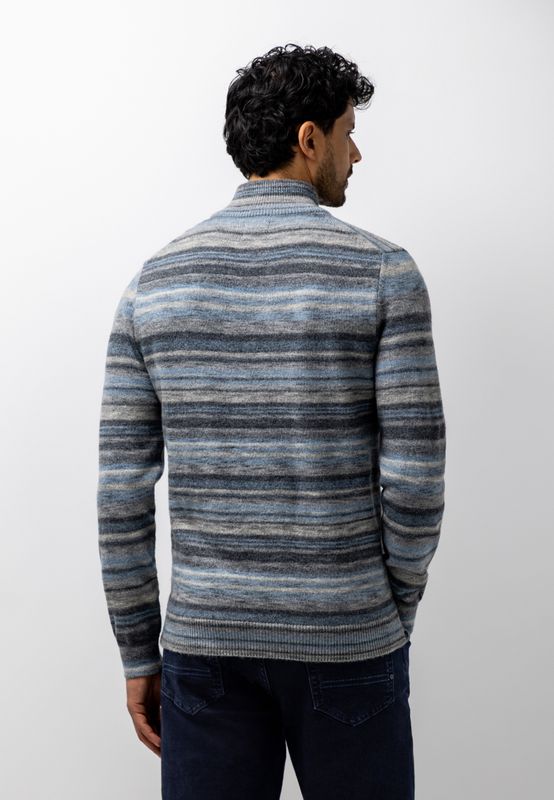 State of Art Pullover Sportzip St grijsblauw:middengrijs 13226081