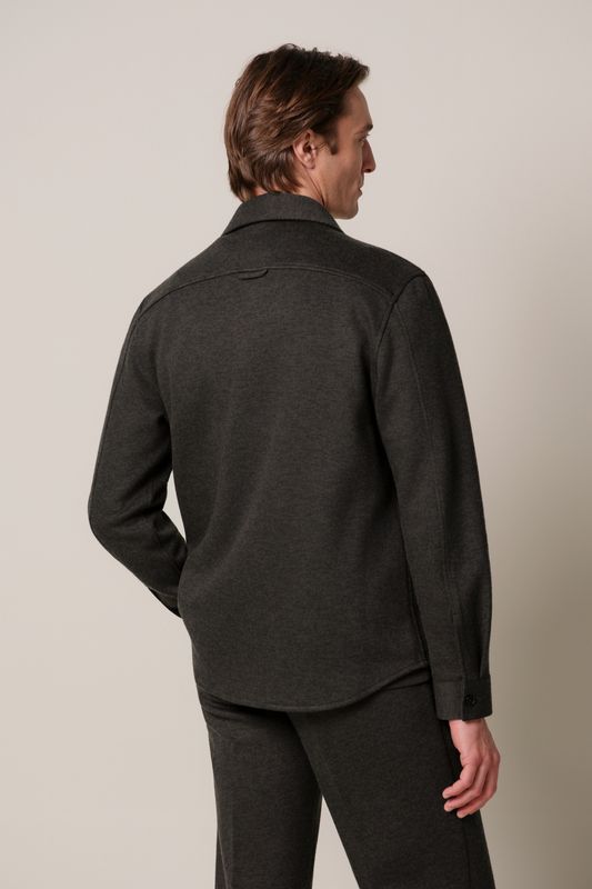 Profuomo OVERSHIRT KNITTED D.BROWN Dark Brown PPXF30001D