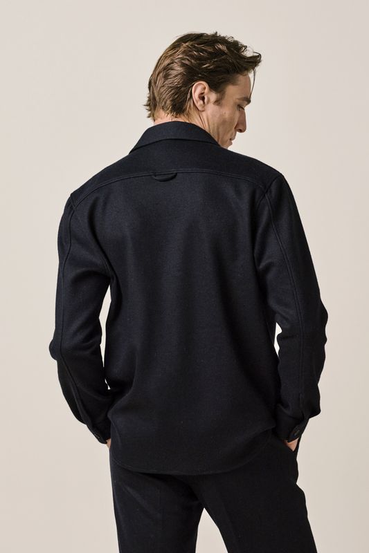 Profuomo OVERSHIRT KNITTED NAVY Navy PPXF30001A