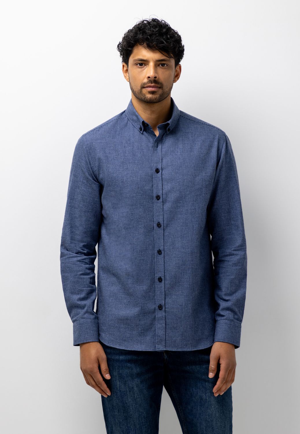 State of Art Shirt LS Checked Pie Grijs 21526213
