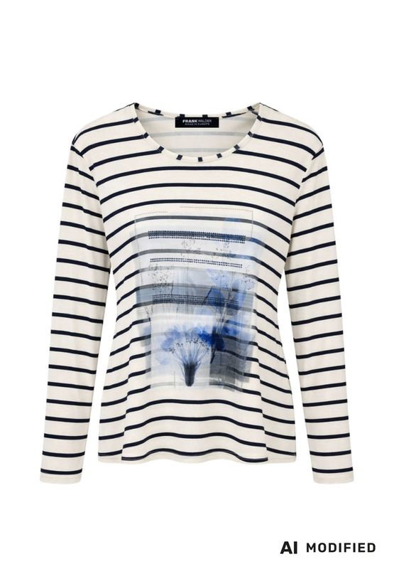 Frank Walder Shirt blue Print W62109401