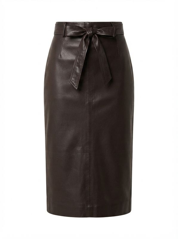 Geisha Skirt pu Bruin 66535-19