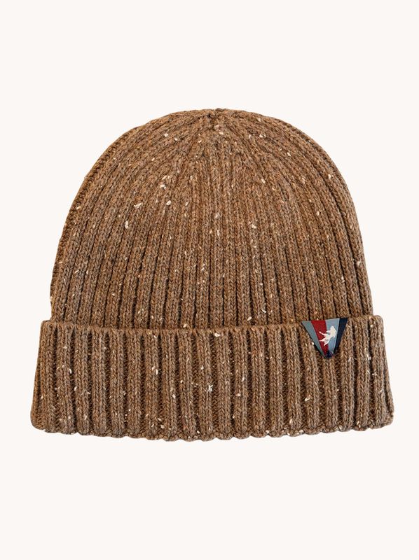 A fish named Fred Beanie knitted Sand 34.271