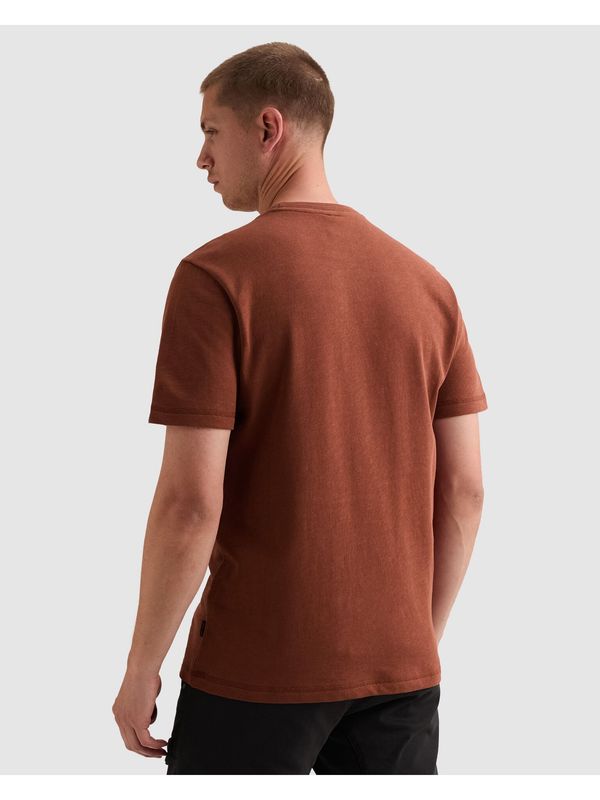 PME Legend Short sleeve r-neck light slub ter Arabian Spice PTSS2609565