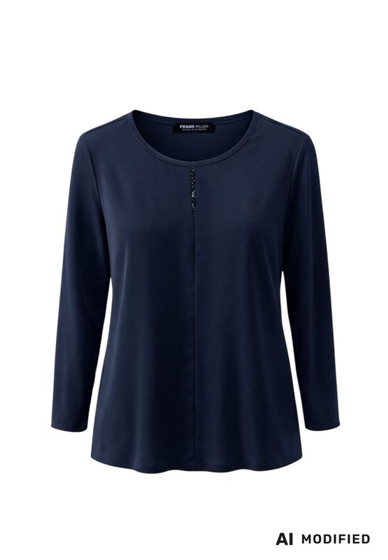 Frank Walder Blusenshirt blue W62109421
