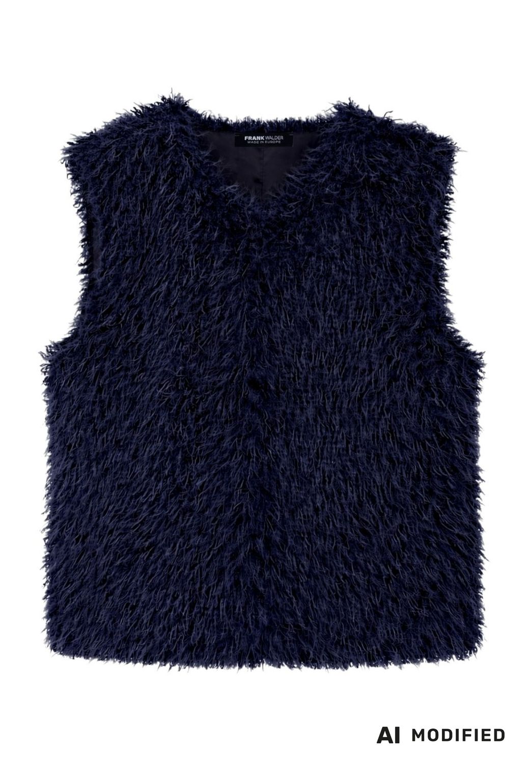 Frank Walder Fellweste blue W62109855