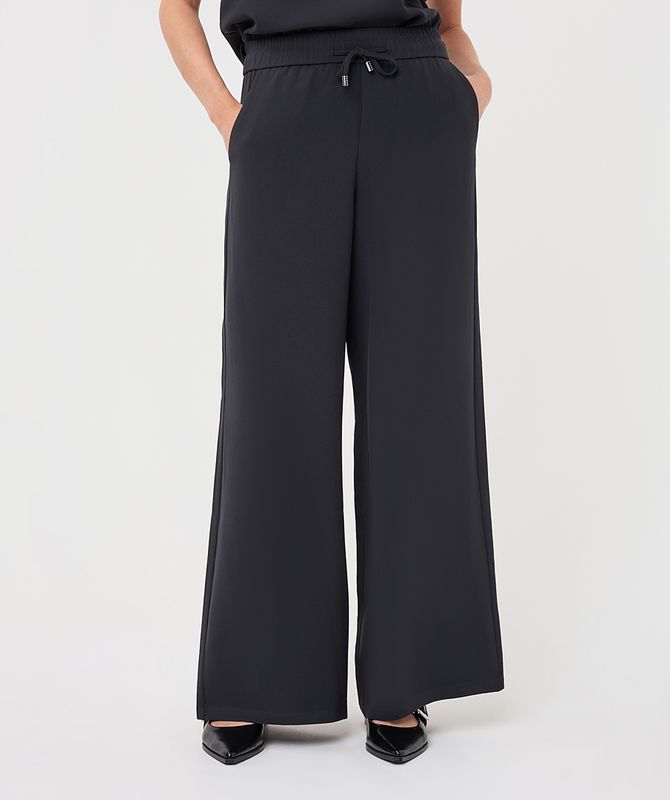 Esqualo Trousers wide acetate Dark Grey F26.10529