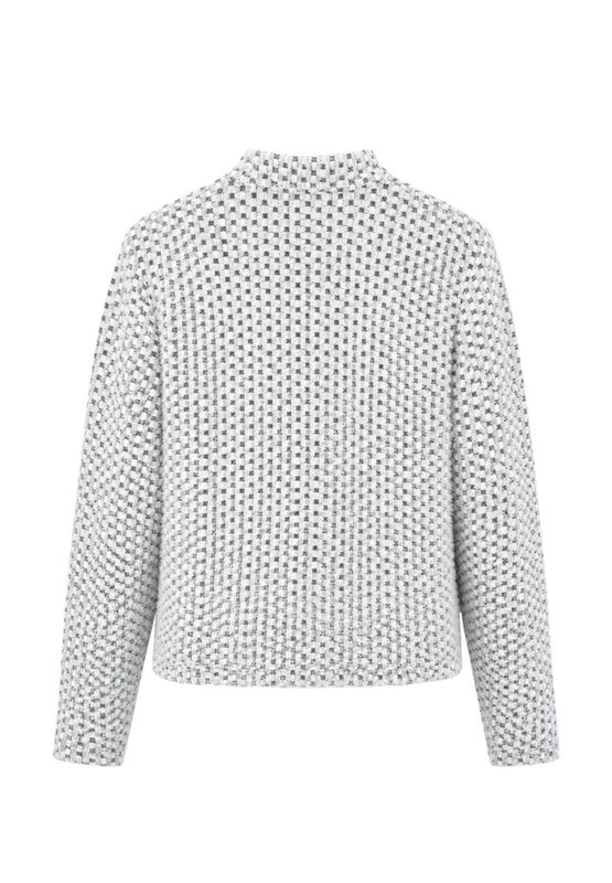Frank Walder Strickblazer grey Print W62209311
