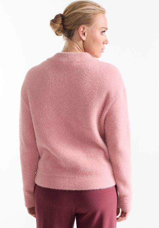 Jansen Amsterdam CLOE VEST p 205 long sleeve button c 000331 - old rose CLOE W26