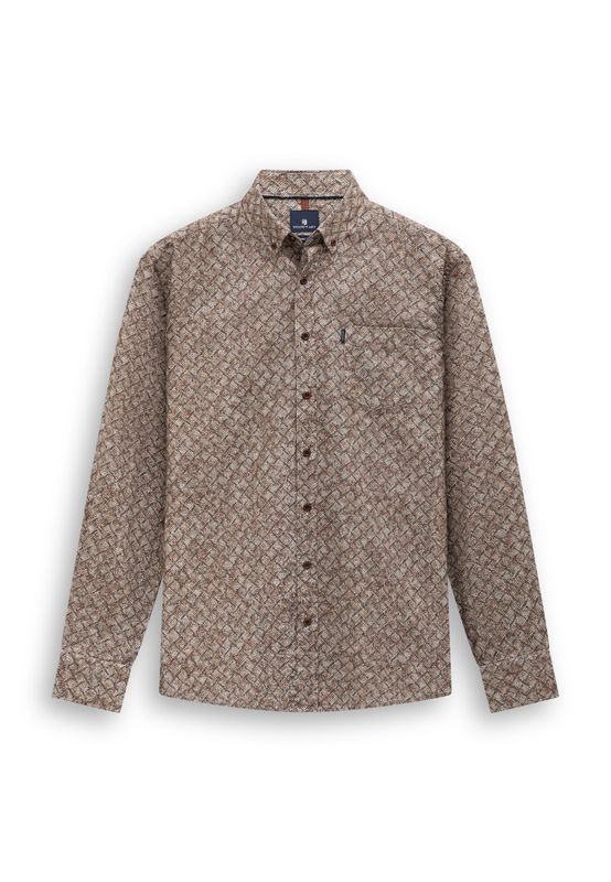 State of Art Shirt LS Print Fine Rose 21426266