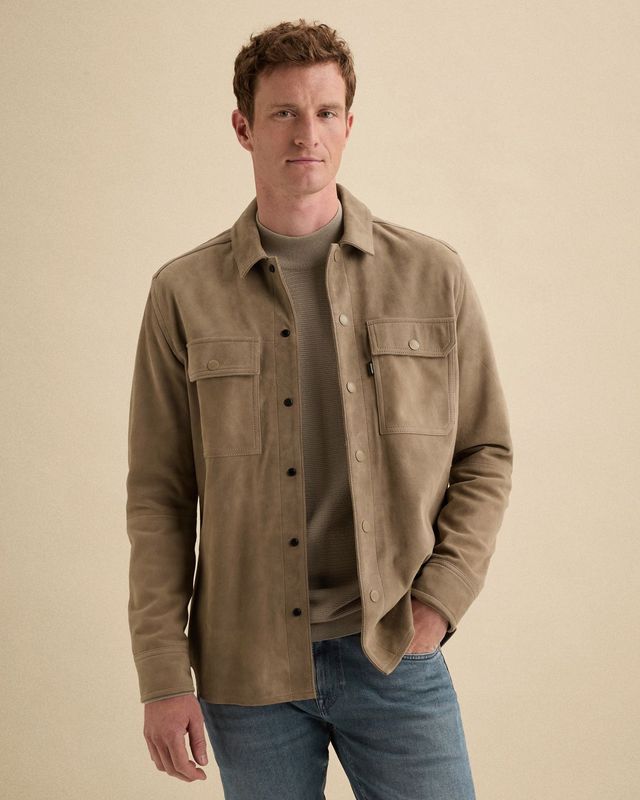 Vanguard Long sleeve shirt Suede Greige VSI2609235