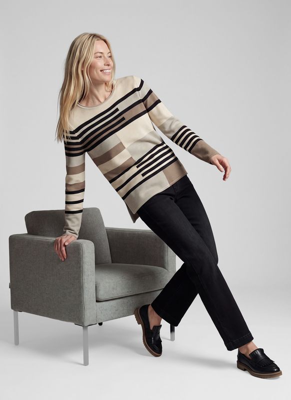 Thomas Rabe PULLOVER TAUPE 57-123622
