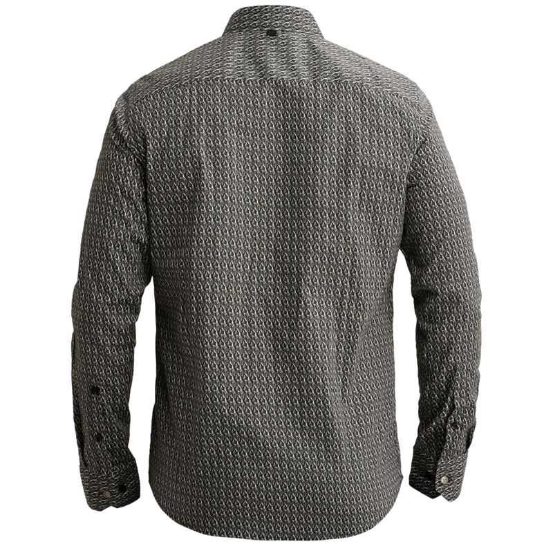 Vanguard Long sleeve shirt Print on poplin Dark Sea VSI2609224