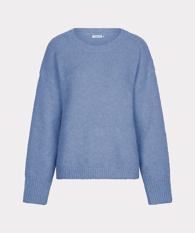 Esqualo Sweater round neck Dark Sky Blue W26.18701