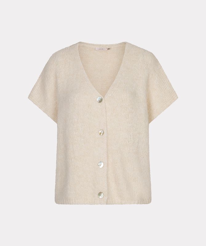Esqualo Cardigan slv/lss knit Vanilla W26.03702