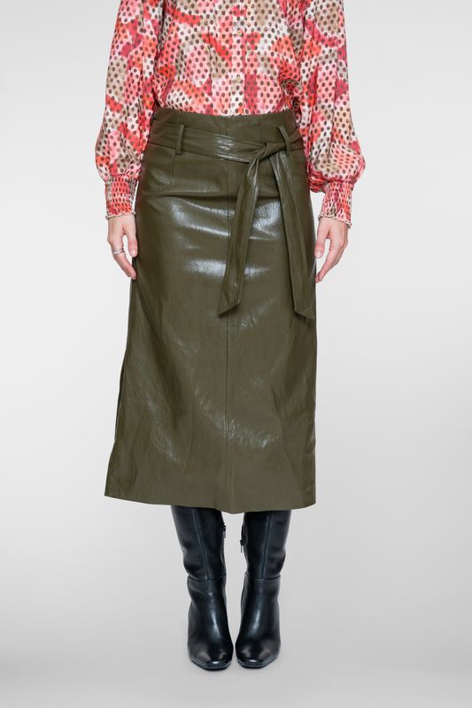 Geisha Skirt with belt moss 66842-19