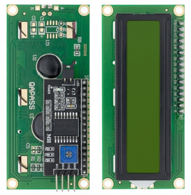 LCD1602 1602 LCD Module Green Screen 16x2 Character LCD Display PCF8574T PCF8574 IIC I2C Interface 5V