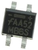 MB6S  0.5 A Bridge Rectifiers