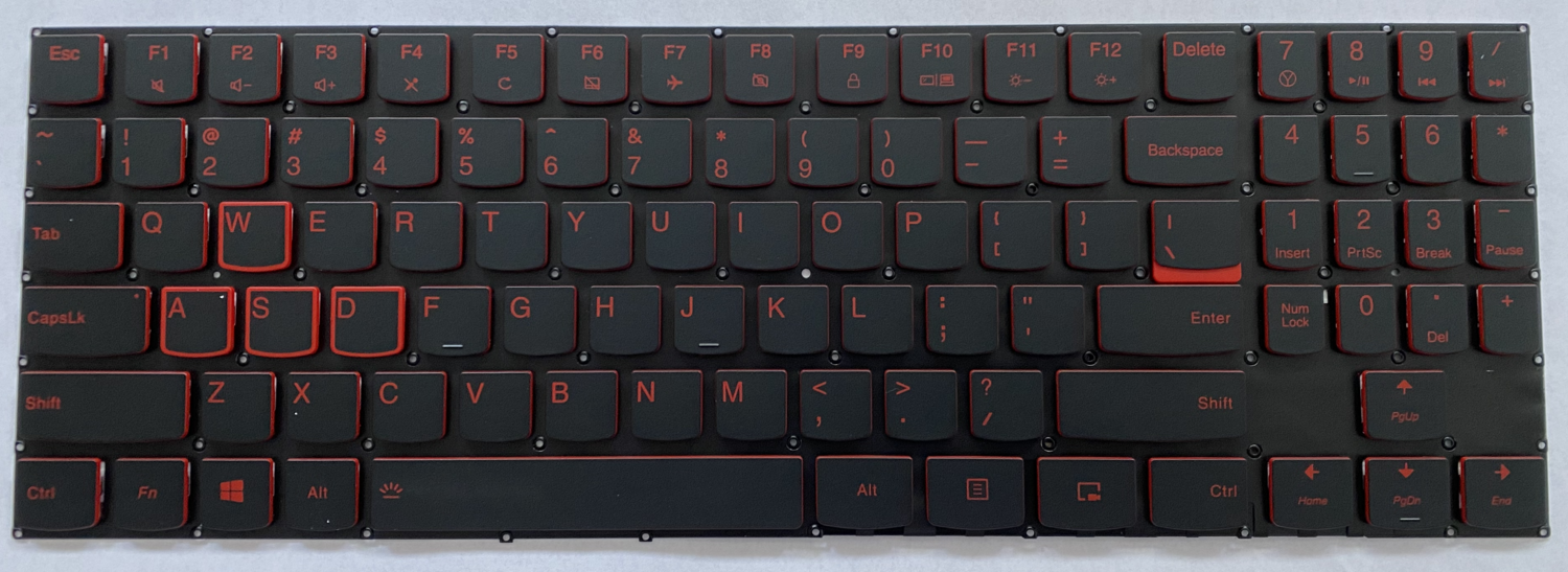 Lenovo Legion Y520 Keyboard UK With Backlight