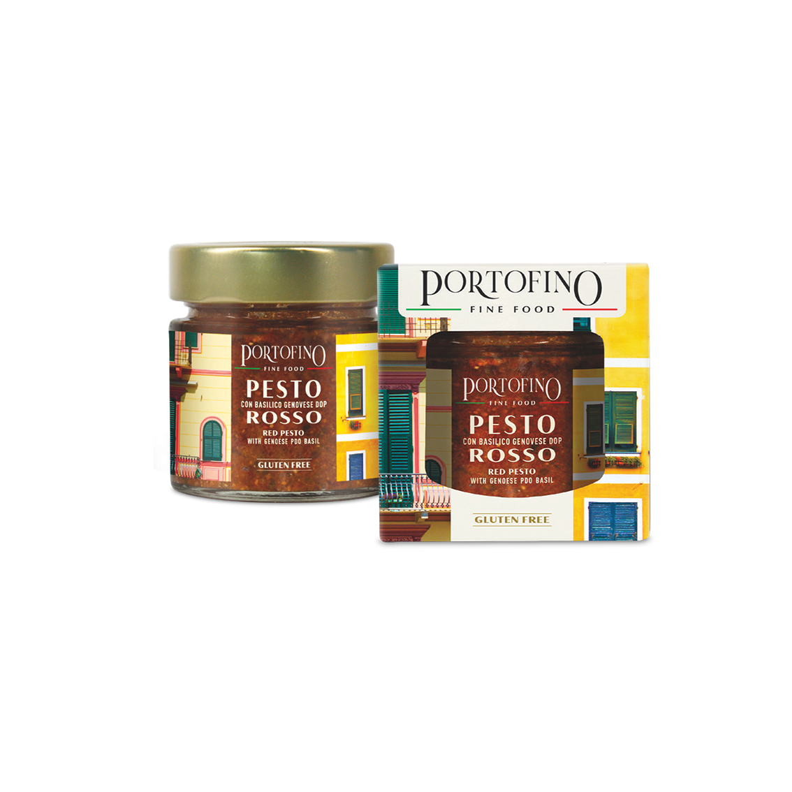 PESTO ROSSO con basilico genovese DOP 100g